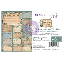 Prima Marketing - The Home Baker - Journaling Notecards 4x6in