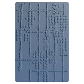 Sizzix - Seth Apter Multi-Level Textured Impressions Embossing Folder - Dot Matrix