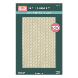 Spellbinders - 3D Embossing Folder by Stamperia - Waffle Cone (5.5x8.5in)