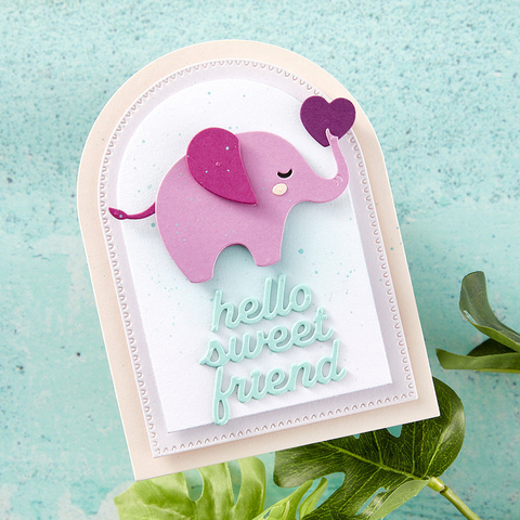 Spellbinders - Peanut's Heartfelt Hello Die Set (7pcs)