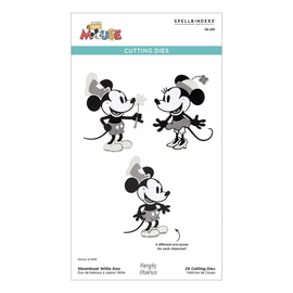 Spellbinders - Cutting Dies by Simple Stories - Steamboat Willie Duo Etched Dies