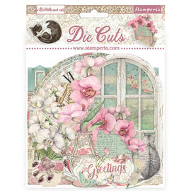 Stamperia - Orchids & Cats - Die Cuts
