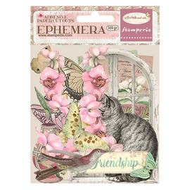 Stamperia - Orchids & Cats - Ephemera (Adhesive)