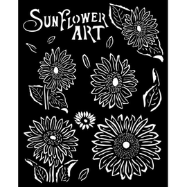 Stamperia - Sunflower Art - Stencil 20x25cm - Sunflowers