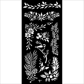 Stamperia - The Owl's House - Stencil 12x25cm - Branches