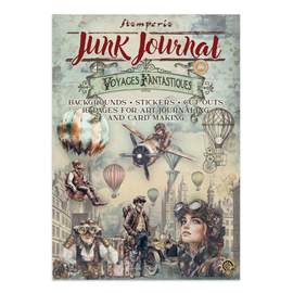 Stamperia - Voyages Fantastiques - Junk Journal Book (Backgrounds, Stickers & Lasercuts) (16 Pages)