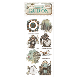 Stamperia - Voyages Fantastiques - Rub-ons "Mechanical Wonders"