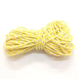 Artfull Embellies - Baker's Twine - Yellow/White