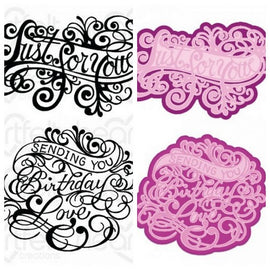 Heartfelt Creations - Ornate Just for You - Stamp & Die Combo