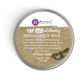 Prima Marketing - Finnabair Art Alchemy - Metallique Wax - White Gold