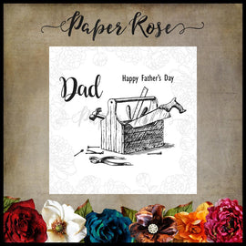 Paper Rose - Dad's Toolbox Clear Stamp Set