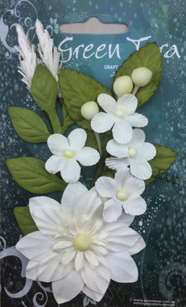 Green Tara Flowers - Botanical Garden - White