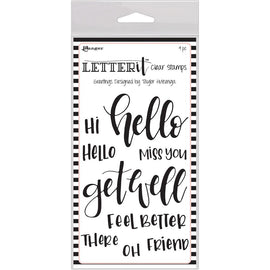 Ranger - Letter It Clear Stamps - Greetings
