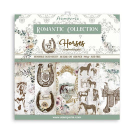 Stamperia - 8x8 Paper Pack - Romantic Collection "Horses"