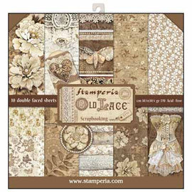 Stamperia - 12x12 Paper Pack - Old Lace