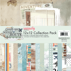 Uniquely Creative - Scenic Route - 12x12 Collection Pack
