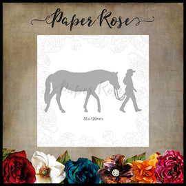Paper Rose - Girl with Horse Die (Large)