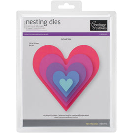 Couture Creations - Nesting Dies - Hearts