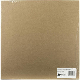 Grafix - Medium Weight Chipboard - 12x12 Natural