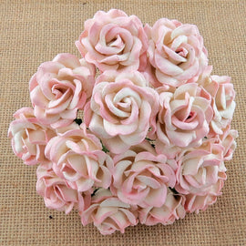 Chelsea Roses - 2 Tone Baby Pink/Ivory (5pk)