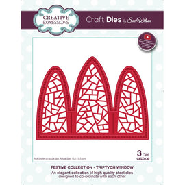 Creative Expressions Dies by Sue Wilson - Festive Collection - Triptych Window