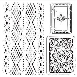 The Crafter's Workshop - 6x6 Stencil - Mini Cards and Lace