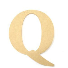 Kaisercraft 17cm Wood Letters - Q