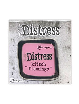 Tim Holtz Distress Enamel Collector Pin - Kitsch Flamingo