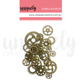 Uniquely Creative - Drive & Fly - Metal Cogs "Brass"