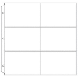 We R Memory Keepers - 12x12 3-Ring Page Protectors - (6) 4"x6" Photo Sleeves (10pk)