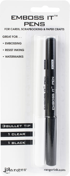 Ranger - Emboss It Pens (1x Clear, 1x Black)