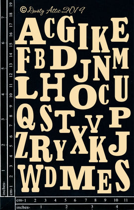 Dusty Attic - Alphabet Jumble