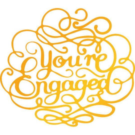 Ultimate Crafts - Hotfoil Stamp - Classic Sentiments - You're Engaged