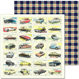 Craft Co - Pavlova Heritage - 12x12 Paper Classic Cars