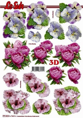 Le Suh 3D Decoupage - Flowers (777.414)