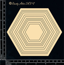 Dusty Attic - "Get Framed - Hexagon"