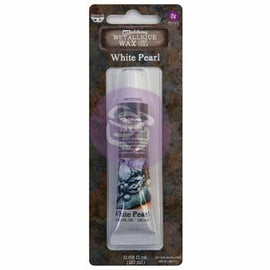 Prima Marketing - Finnabair Art Alchemy - Metallique Wax - White Pearl