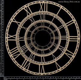 Dusty Attic - "Skeleton Clock Faces"