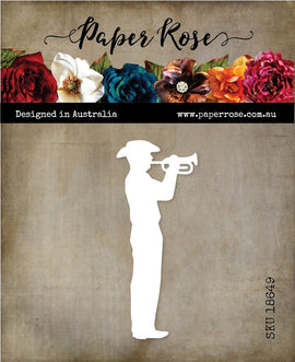 Paper Rose - Soldier with Bugle
