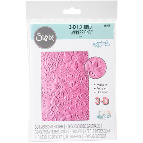 Sizzix - Courtney Chilson 3D Textured Impressions - Bohemian Botanicals