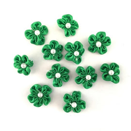 Artfull Embellies - Fabric Flowers - Small Satin - St Patrick