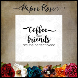 Paper Rose - Coffee & Friends Stamp