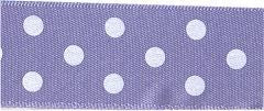 Berisfords Essentials Ribbon - Polka Dot Lilac