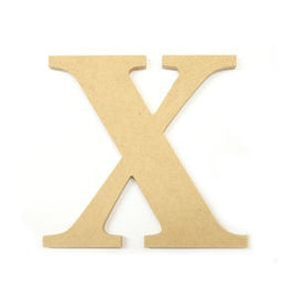 Kaisercraft 9cm Wood Letters - X