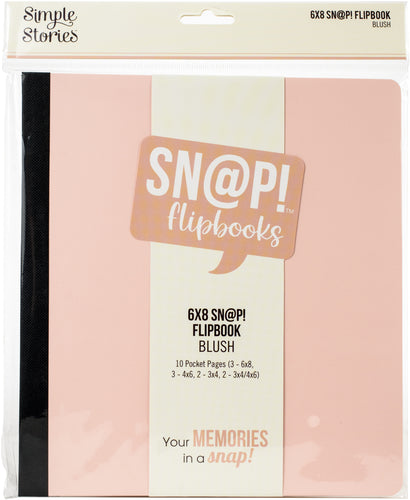 Simple Stories - Sn@p! Flipbooks - 6x8 Sn@p Flipbook - Blush