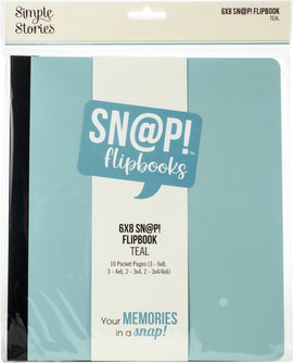 Simple Stories - Sn@p! Flipbooks - 6x8 Sn@p Flipbook - Teal