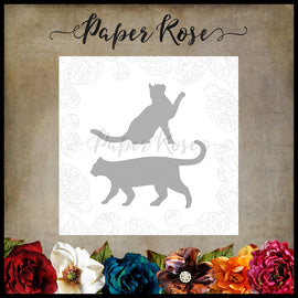 Paper Rose - Walking Cat Die