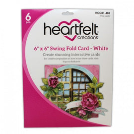 Heartfelt Creations - 6x6" Swing Fold Card - White (6pk)