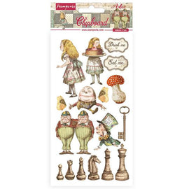 Stamperia - Alice Through the Looking Glass - Chipboard (15x30cm)