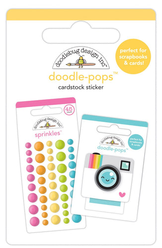 Doodlebug Design Inc - Doodle-Pops Cardstock Sticker - Doodle Mini's